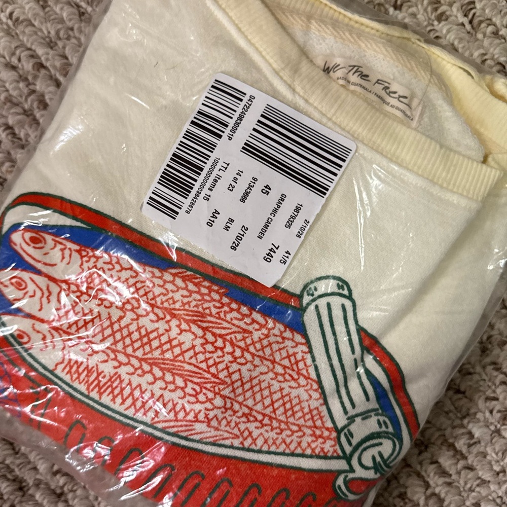 Free People Camden Sardine Sweatshirt - Picture 8 of 8